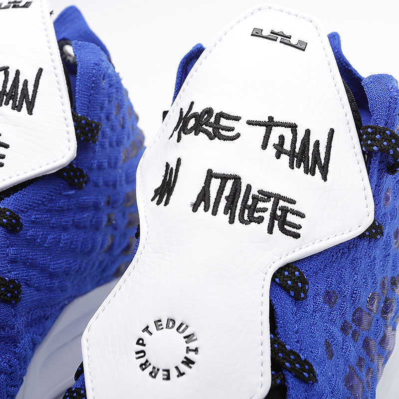 синие баскетбольные кроссовки Nike Lebron XVII MTAA CT3464-400 - цена, описание, фото 4